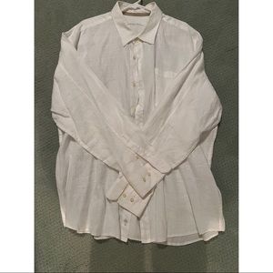 Pure Linen Long-Sleeved Shirt